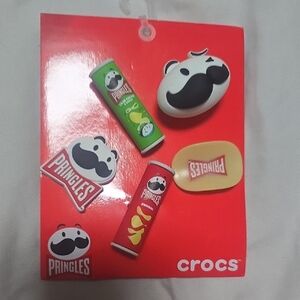 CROCS Pringles Jibbitz Charm Set - Red, Green, Yellow
